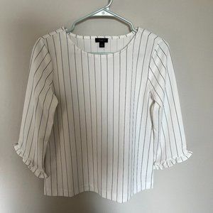 Ann Taylor Striped Blouse (XS)